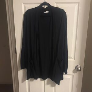 Black Women's Knit Cardigan PLUS SIZE